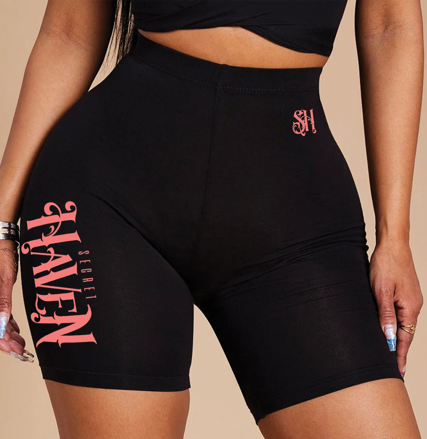 SECRET HAVEN Biker Shorts